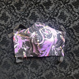 Maleficent Face Mask with Pouch